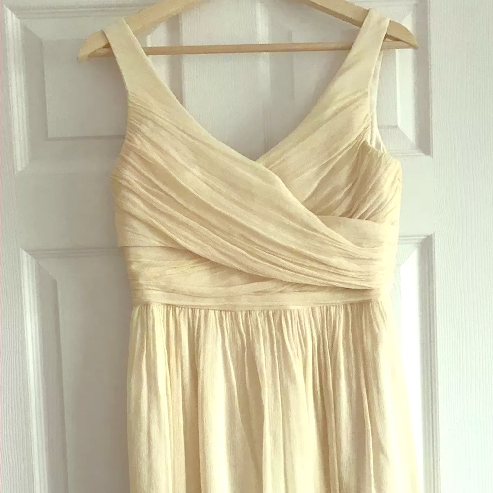 J crew Champagne Bridesmaid Dress 6